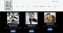 Desktop Screenshot of lovemeyoga.com
